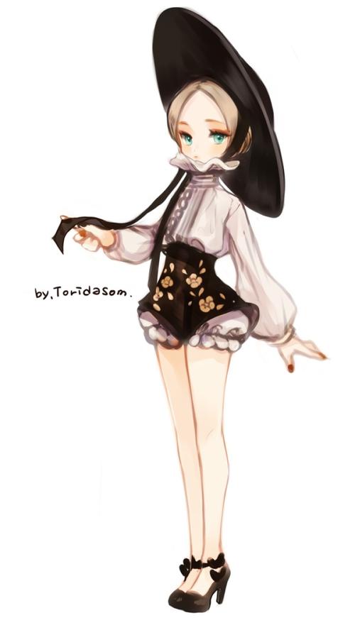 动漫人物服装设计示例_03